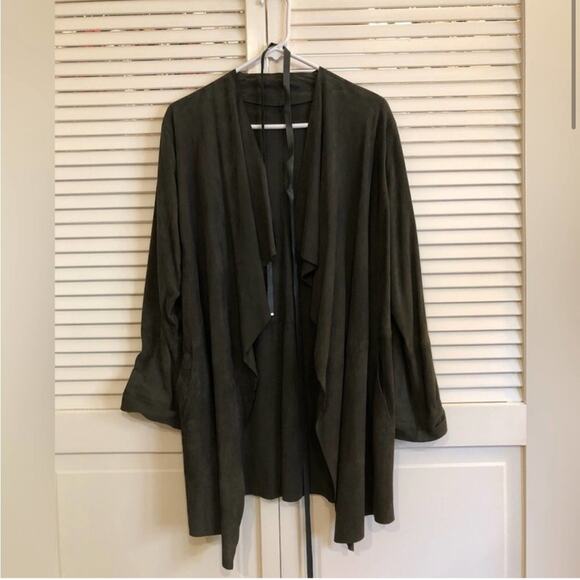 Les Petites Goat Suede Leather Jacket - Picture 1 of 6